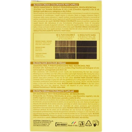 Dikson Bloom Color Cream 603 Chocolate Flanbe, Vopsea de păr pentru acoperire completă a firelor albe