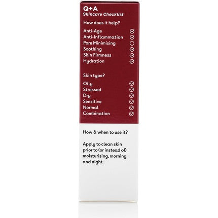 Ser facial, Q+A, Acid Hialuronic, 30ml