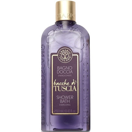 Gel de duș energizant Erbario Toscano - Bacche di Tuscia, 250ml