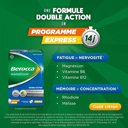 Berocca Magneziu și Vitamine B6, B12, 90 g