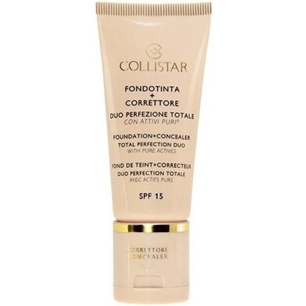 Fond de ten și corector Collistar Perfection Duo - 7 Biscuit
