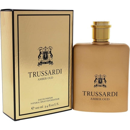 Parfum Eau De Parfum Trussardi Amber Oud, auriu, 100ml