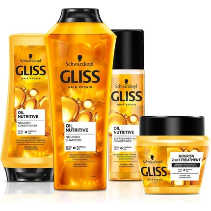Șampon nutritiv, Gliss, Oil Nutritive, 400ml