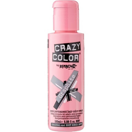 Vopsea de păr, Crazy Color, Graphite, 100 ml