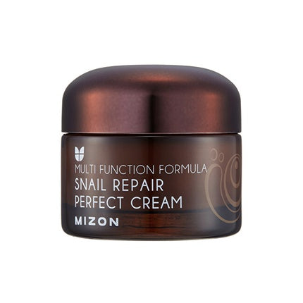 Crema de față Mizon Snail Repair Perfect Cream, ambalaj brun metalizat