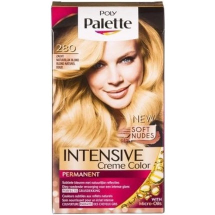 Vopsea de păr, Schwarzkopf, Poly Palette, blond natural soft