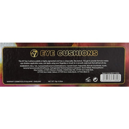 Paletă Farduri de Ochi W7 Dreamer, 6 nuanțe