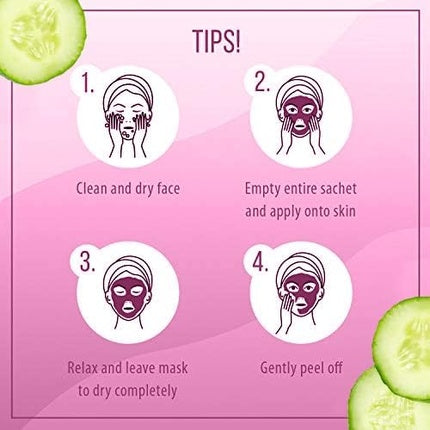 Masca facială peel-off, 7th Heaven, castravete, 10ml