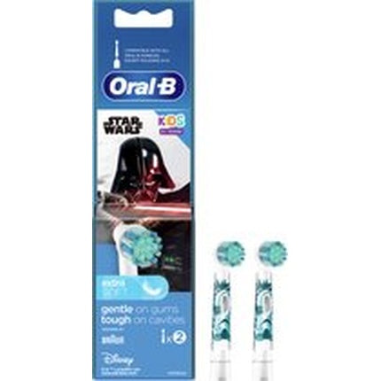 Perii de schimb Oral-B pentru copii, 2 bucăți, Star Wars, albastru-verzui