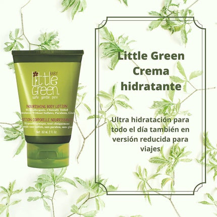 Loțiune de corp hrănitoare pentru bebeluși Little Green, 60 ml