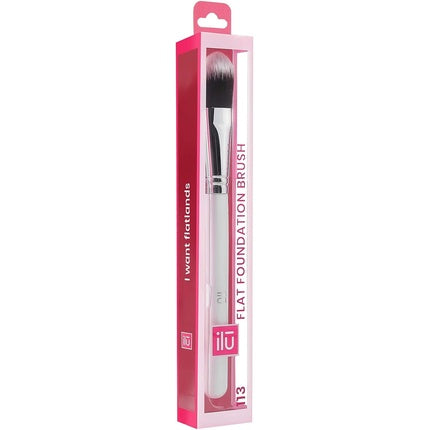 Pensulă machiaj plată, Tb Tools For Beauty, T4B 100 Series ILU, alb