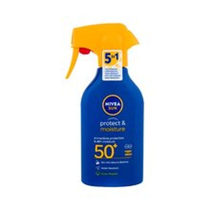Spray Soare, Nivea, Protect & Moisture SPF 50+, Culoare Albastră