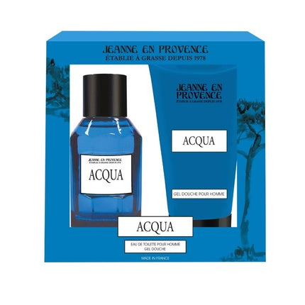 Set Cadou Parfum Bărbați, Jeanne Arthes, Acqua, Apă Albastră