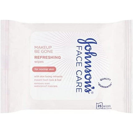 Șervețele demachiante Johnson's Face Care Makeup Be Gone, 25 buc