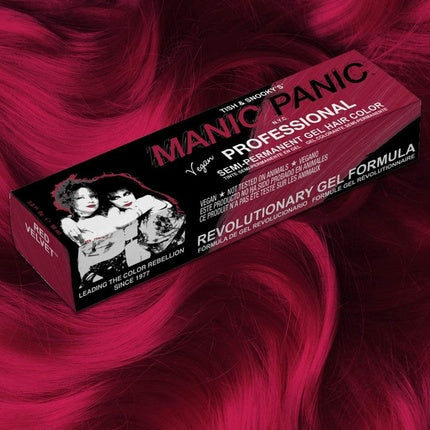 Vopsea păr, Manic Panic, semi-permanentă, roșu, 90ml