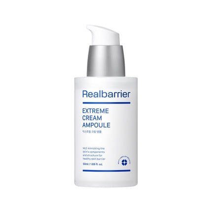 Crema facială pentru piele uscată, Real Barrier Extreme Cream Ampoule, tehnologie MLE®