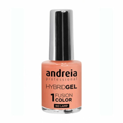 Lac de unghii Andreia Hybrid Fusion H42, culoare piersică, capacitate 10.5ml