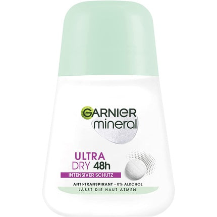Deodorant Roll-on Garnier Mineral UltraDry 50ml Alb și Verde