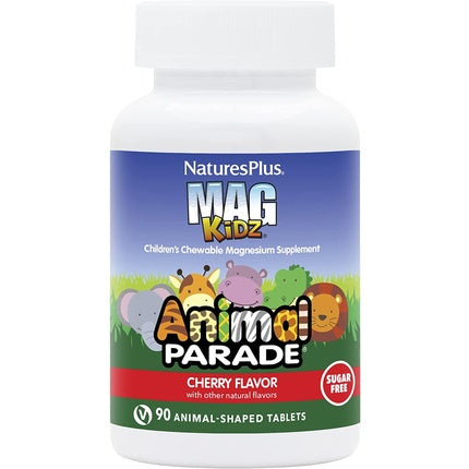 Supliment Magneziu Copii, Nature's Plus, MagKidz, cireșe, 90 comprimate
