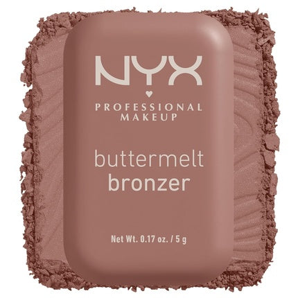 NYX Professional Makeup Matte Buttermelt Bronzer Longwear Face Makeup Vegan Formula All Butta'd Up 02