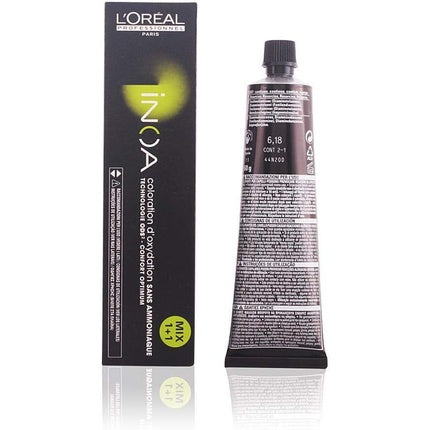 Vopsea de păr fără amoniac, L'Oréal Paris, Inoa 6.18 Mochas