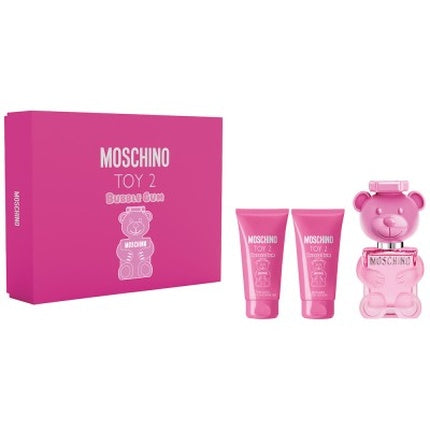Set Moschino Toy 2 Bubble Gum, Parfum feminin EDT 50ml cu balsam și gel de duș