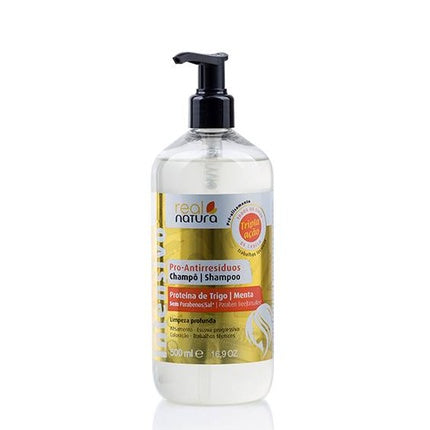 Șampon Real Natura fără sare, 500ml, design cu pompă