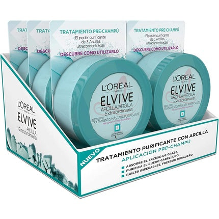 Mască Pre-shampoo Elvive Extraordinary Clay, 150 ml
