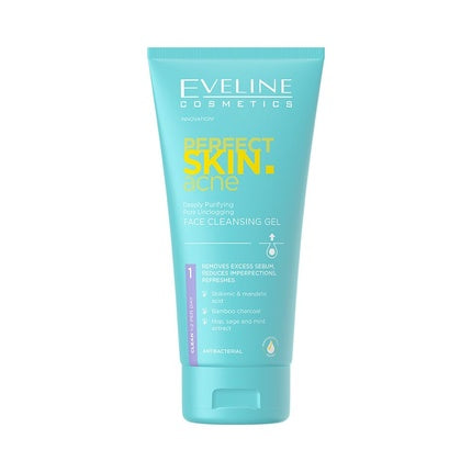 Gel curățare față, Eveline Cosmetics, pori încărcați