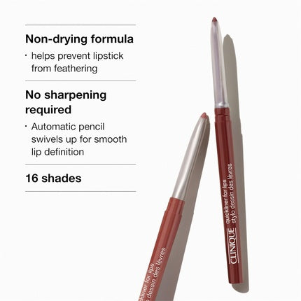 Creion contur buze, Clinique, Quickliner Intense Cranberry