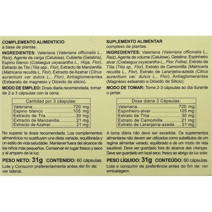 Lubrifiant personal, Integralia, Valerian Plus, 60 capsule
