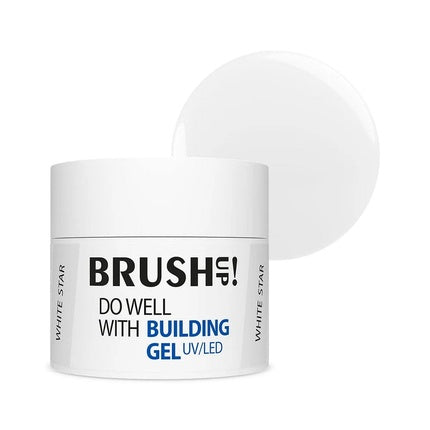 Gel de construcție unghii Brushup Do Well With Building Gel White Star, alb, 12g