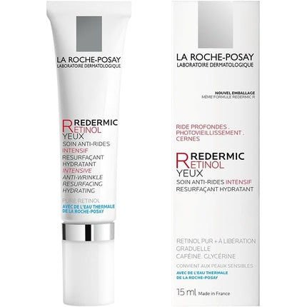 Crema contur ochi antirid, La Roche-Posay Redermic Retinol, 15ml