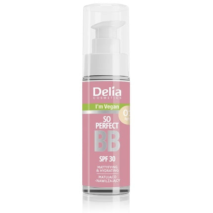 BB Cream, Delia Cosmetics So Perfect, Light SPF 30, 30ml