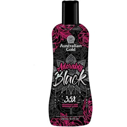 Loțiune Bronzantă Solarium, Australian Gold, Adorably Black, Culoare Neagră, 250 ml