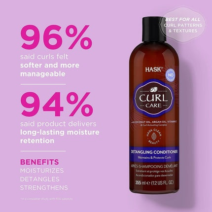 Balsam Hask Curl Care, 355ml, Maro