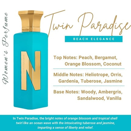 Parfum Spray Naseem Twin Paradise Aqua 75ml