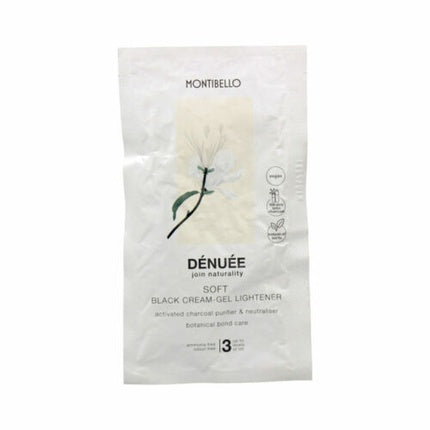 Montibello Soft Black Cream Gel Color Remover 30ml, Activated Charcoal Purifier & Neutraliser, Botanical Bond Care