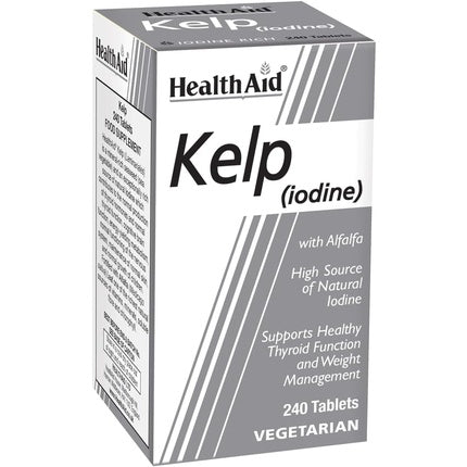 Supliment alimentar, HealthAid, Kelp, 240 comprimate
