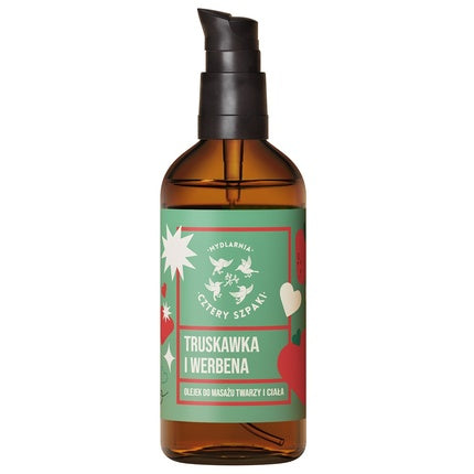 Ulei de masaj, Cztery Szpaki, Căpșună și Verbena, 100ml