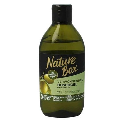 Gel de duș Nature Box cu ulei de măsline, 250 ml