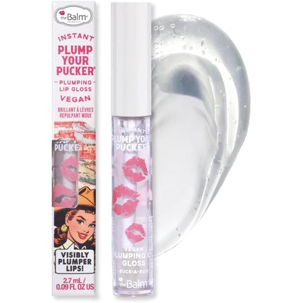 Bașcă pentru buze, Thebalm, Instant Plump Your Pucker Buck-A-Roo, luciu, culoare nude
