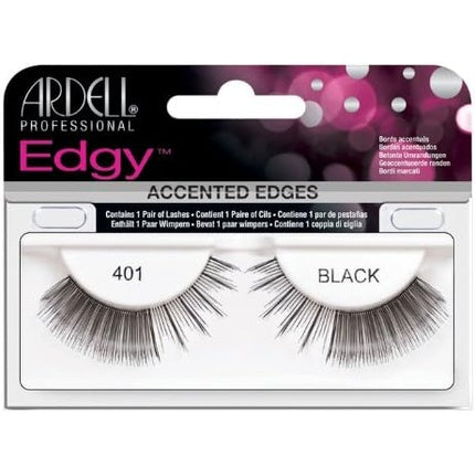 Wimperă falsă Ardell Edgy Lash 401, negru, artificial