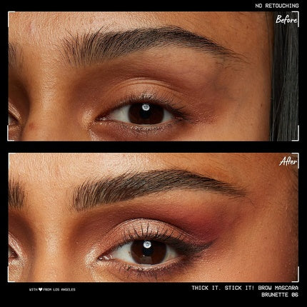 Mascara pentru sprancene, NYX, Tick It. Stick It!, Brunette