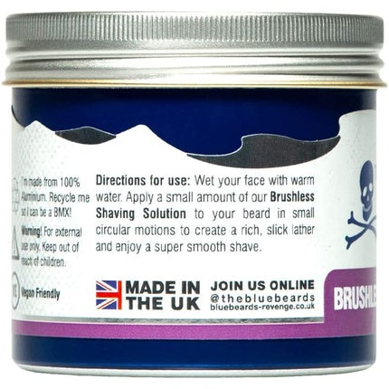 Cremă de Ras, The Bluebeards Revenge, Brushless, 150ml, Albastru