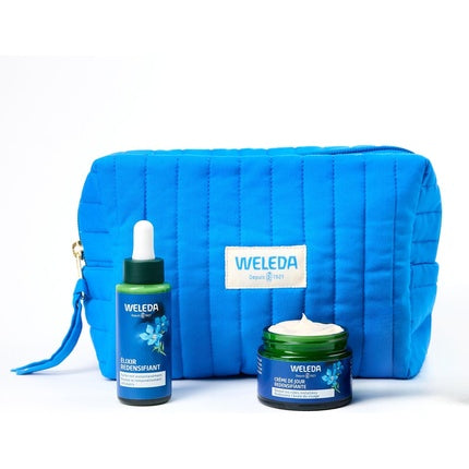 Set Îngrijire Facială Weleda, Kit Anti-Aging cu Cremă de Zi și Elixir, 194 g