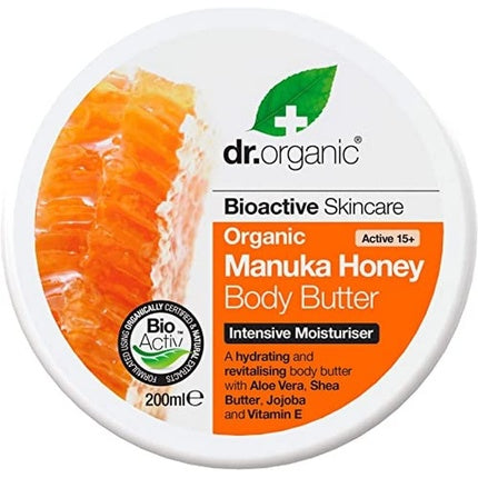 Unt de corp, Dr Organic, Manuka, 200 ml