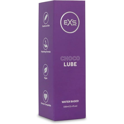 Lubrifiant Exs Choco Lube, pe bază de apă, violet