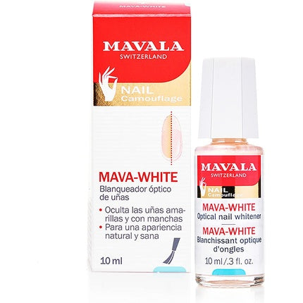 Optical Nail Whitener, Mavala, Mava White, 10ml