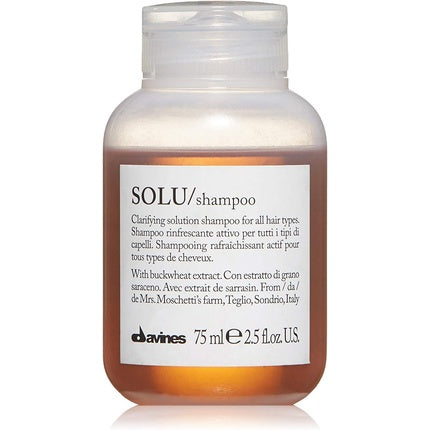 Șampon Davines SOLU - Dimensiune de Călătorie 75ml
